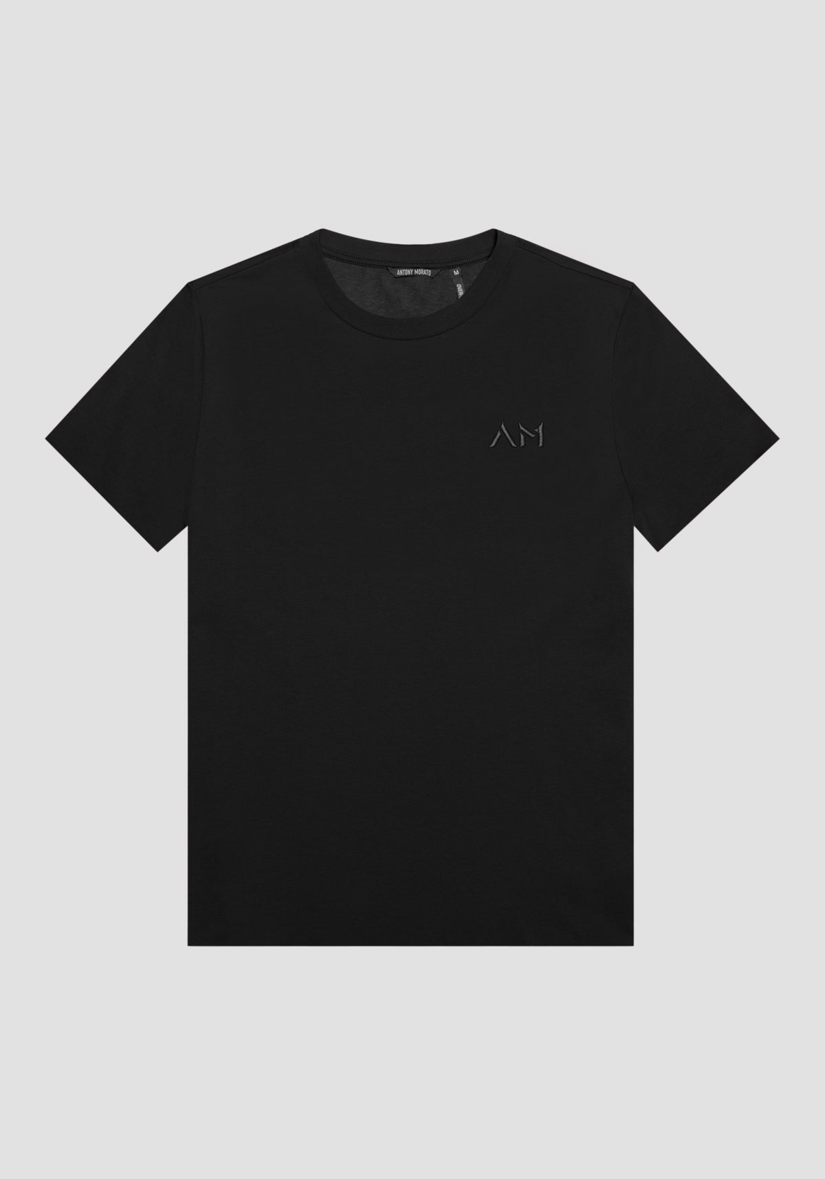 ANTONY MORATO - T-SHIRT ONE OVER FIT IN JERSEY COT - BLACK