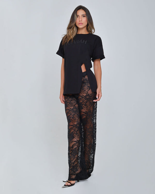 LARY PANTS BLACK
