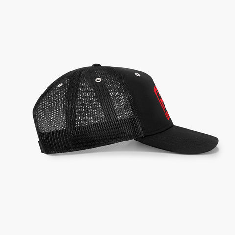 CAP VEL BLACK RED