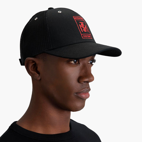 CAP VEL BLACK RED