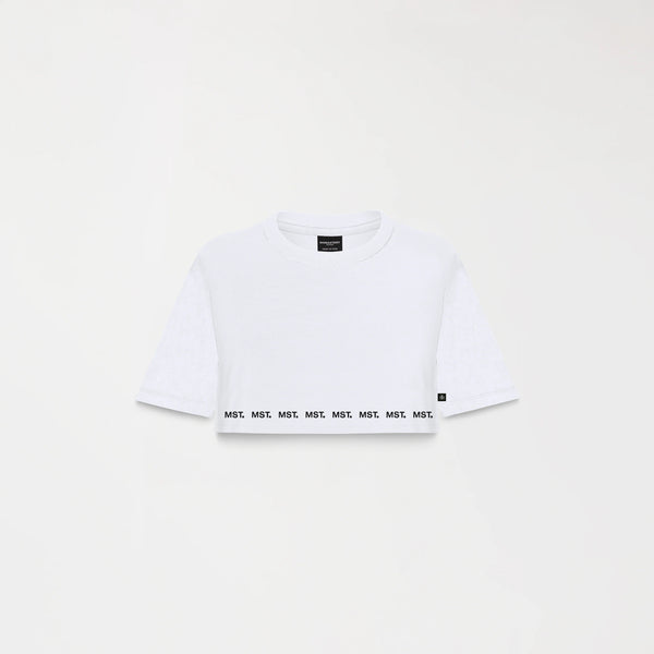 CHARLOTTE CROP TOP WOMEN  WHITE