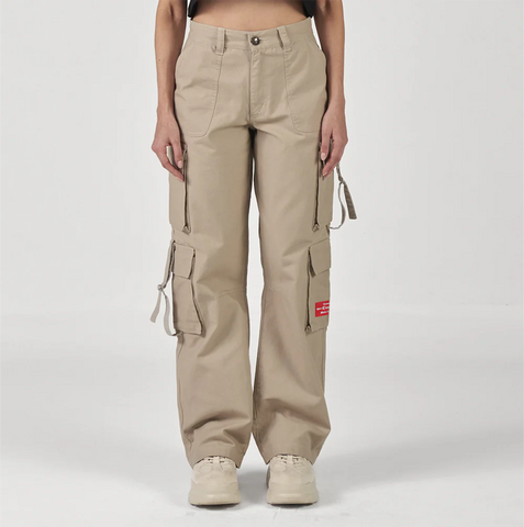 PANTALON PARALLELO NUDE