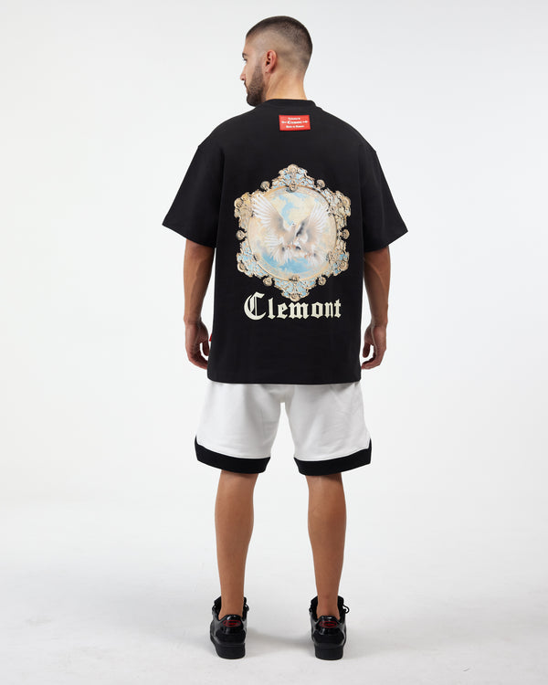 T-SHIRT MEN OVERSIZED FULGORE BLACK