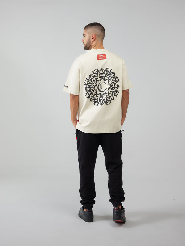 T-SHIRT MEN OVERSIZED ABBONDANZA COCONUT