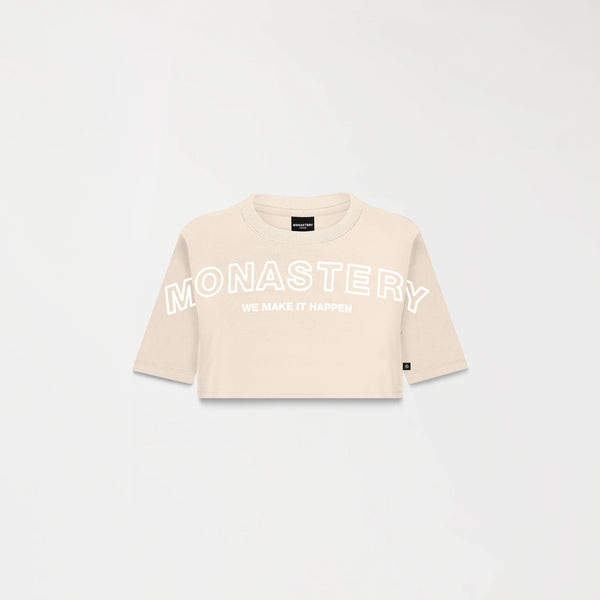 DUSTY CROP TOP WOMEN IRISH CREAM