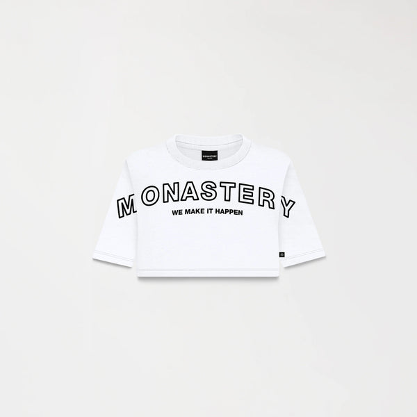 DUSTY CROP TOP WOMEN WHITE