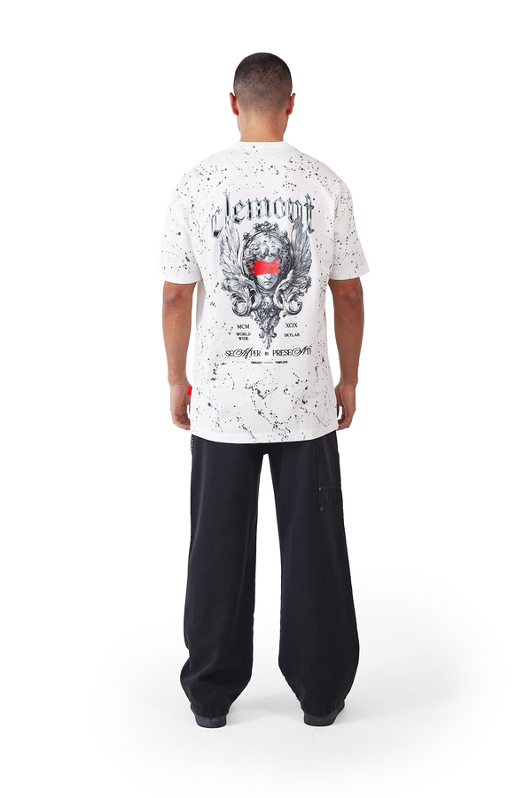 T-SHIRT MEN MACCHIA CREMA