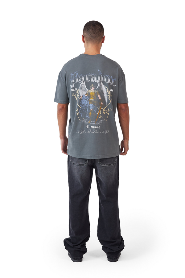 T-SHIRT MEN VUOTO GRIS OSCURO