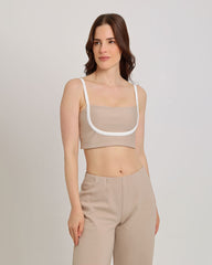 CROP TOP BRIN NUDE