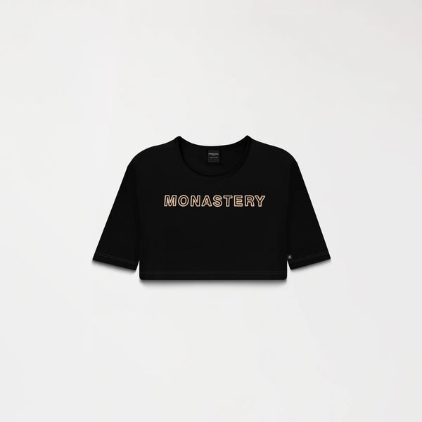 KAIA CROP TOP WOMEN BLACK