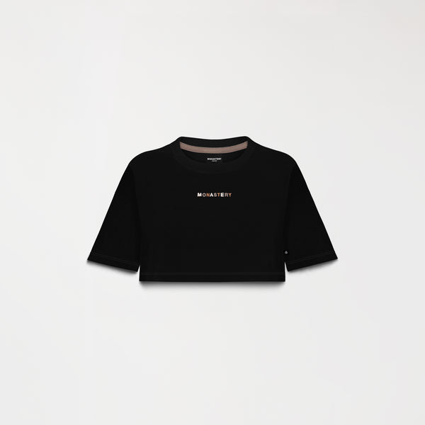 MED CROP TOP WOMEN BLACK