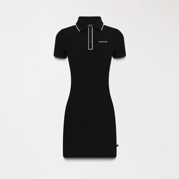 MIKA POLO DRESS WOMEN BLACK