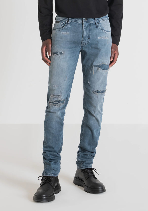 JEANS OZZY TAPERED FIT IN POWE