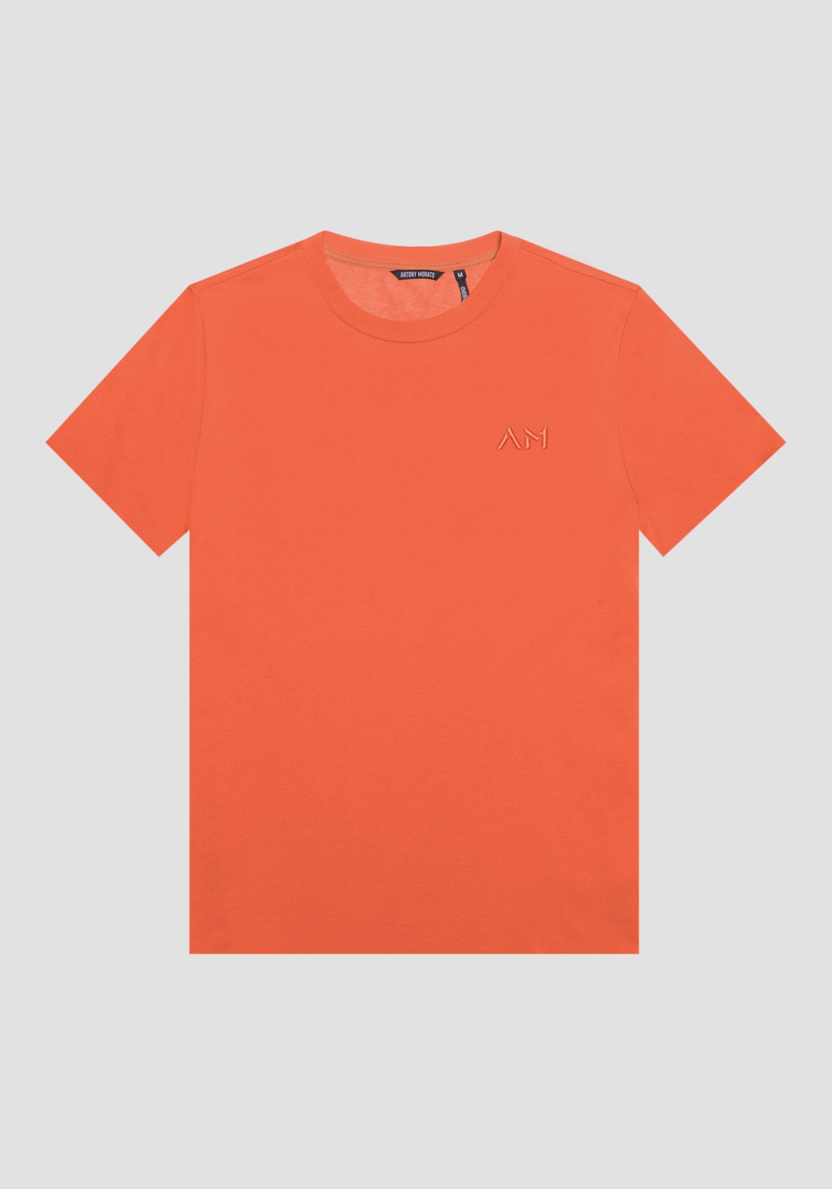 ANTONY MORATO - T-SHIRT ONE OVER FIT IN JERSEY COT - ORANGE