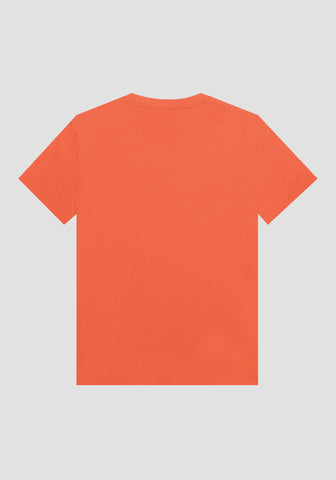 ANTONY MORATO - T-SHIRT ONE OVER FIT IN JERSEY COT - ORANGE