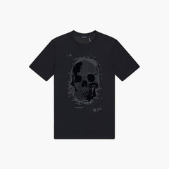 T SHIRT CRANEO NEGRO