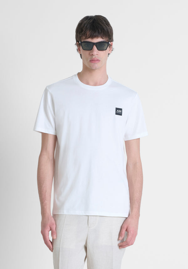 T-SHIRT CUADRO AM CREAM