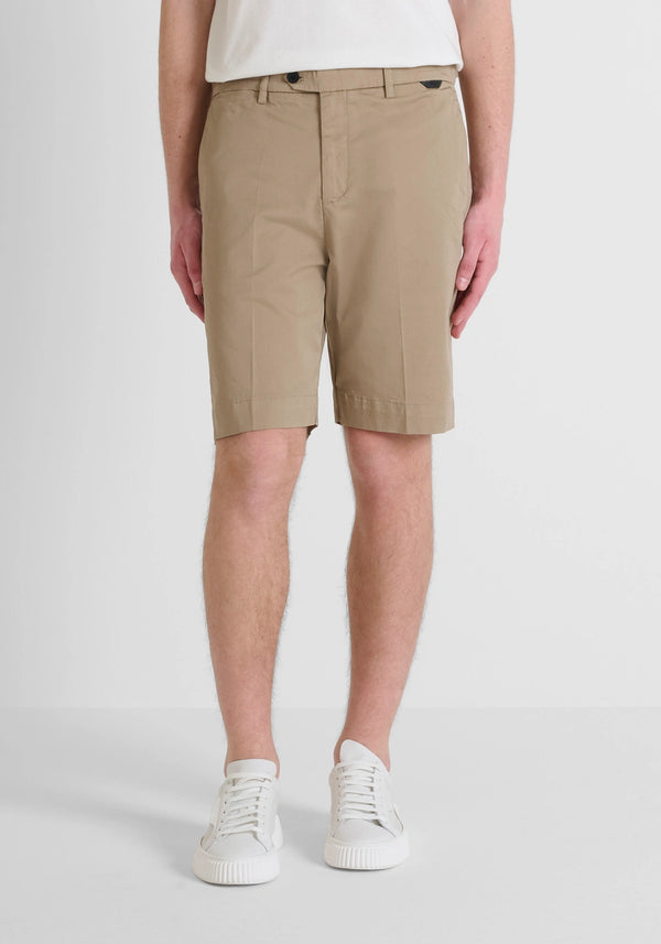 SHORTS MARK SLIM FIT IN STRETC COLONIAL