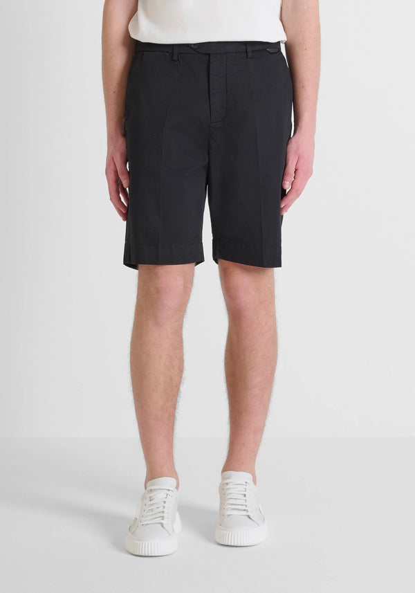 SHORTS MARK SLIM FIT IN STRETC BLACK