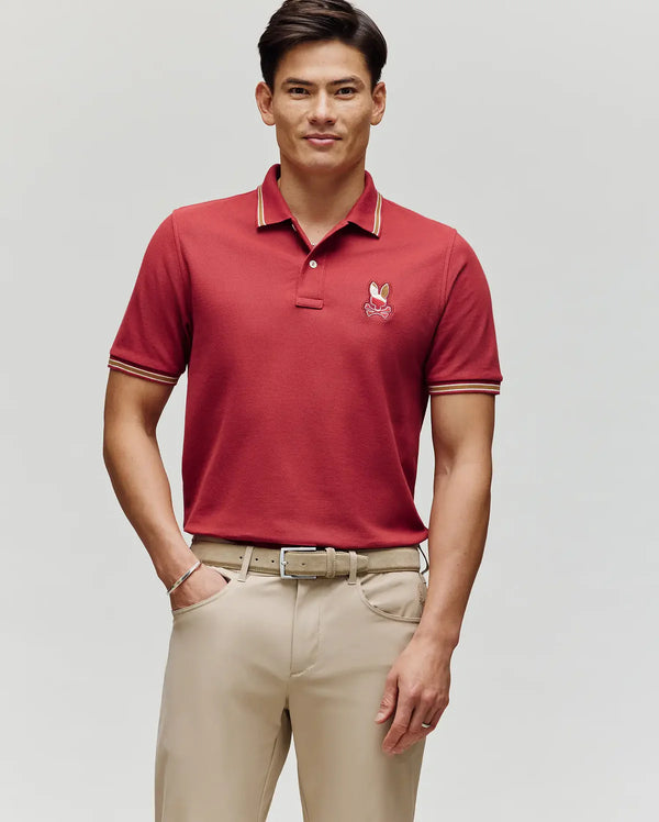 POLO DANTE PARA CABALLERO GARNET