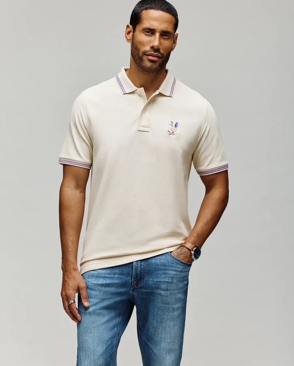 POLO DANTE PARA CABALLERO WHITE CAP GREY