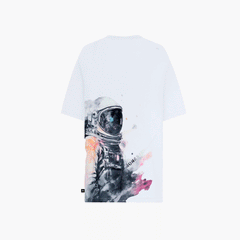 CRESCENT T-SHIRT MEN OVERSIZE WHITE