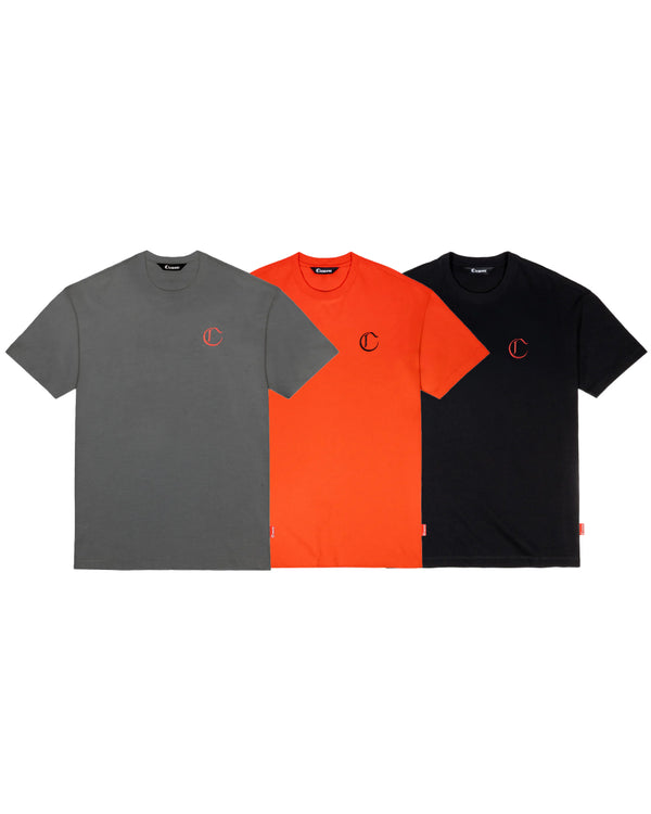 3PACK MASCULINO VENDETTA NEGRO/GRIS OSCURO/ROJO