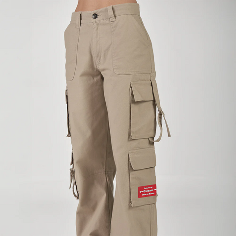 PANTALON PARALLELO NUDE