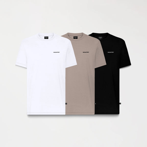 SKIP PACK T-SHIRT MEN BLA-WHI-TAU