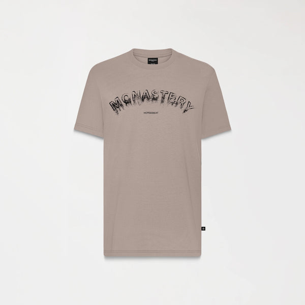 SMOKE T-SHIRT MEN TAUPE GRAY