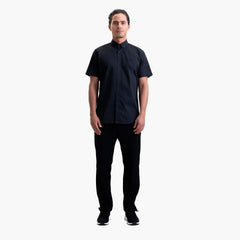 ASTON BLACK SHIRT SPORT SHORT SLEEVE