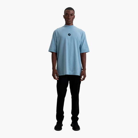 BARCHETTA T-SHIRT OVERSIZE FADED DENIM