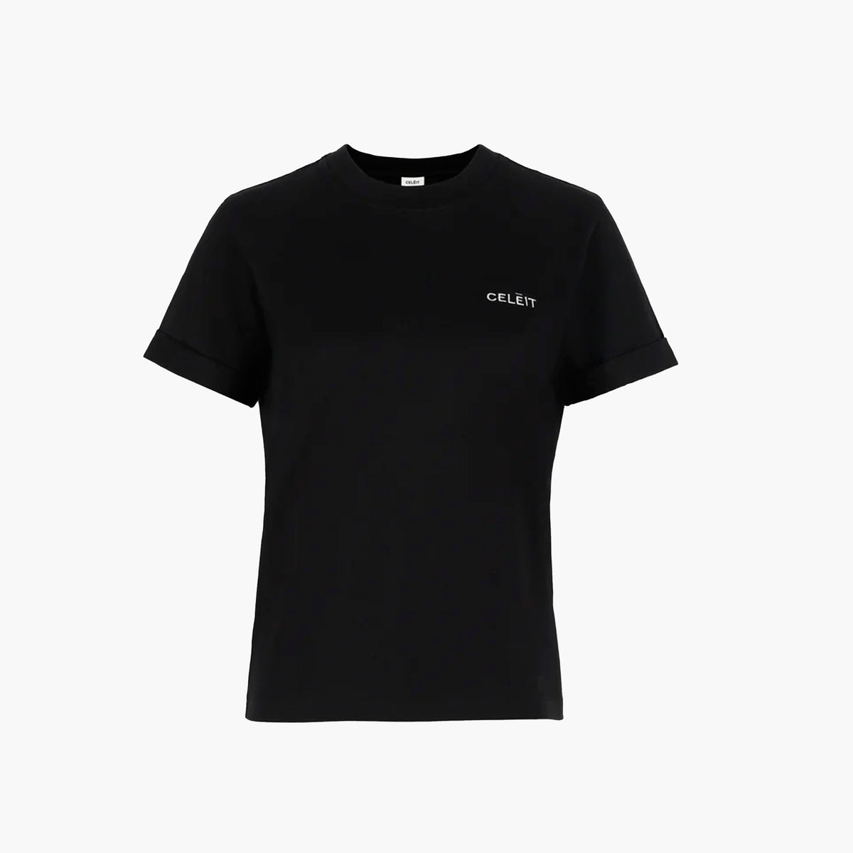 CELĒIT COTTON T-SHIRT BLACK