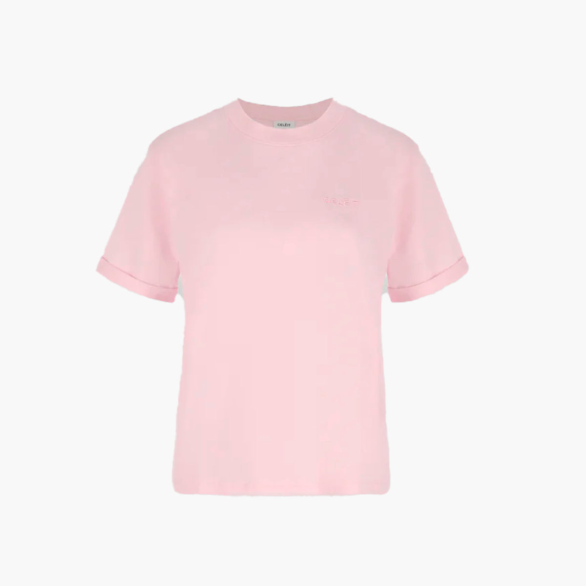 CELĒIT COTTON T-SHIRT PINK