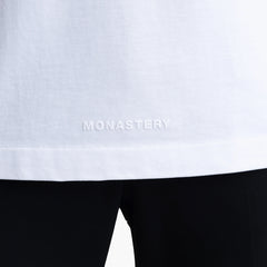 CRESCENT T-SHIRT MEN OVERSIZE WHITE