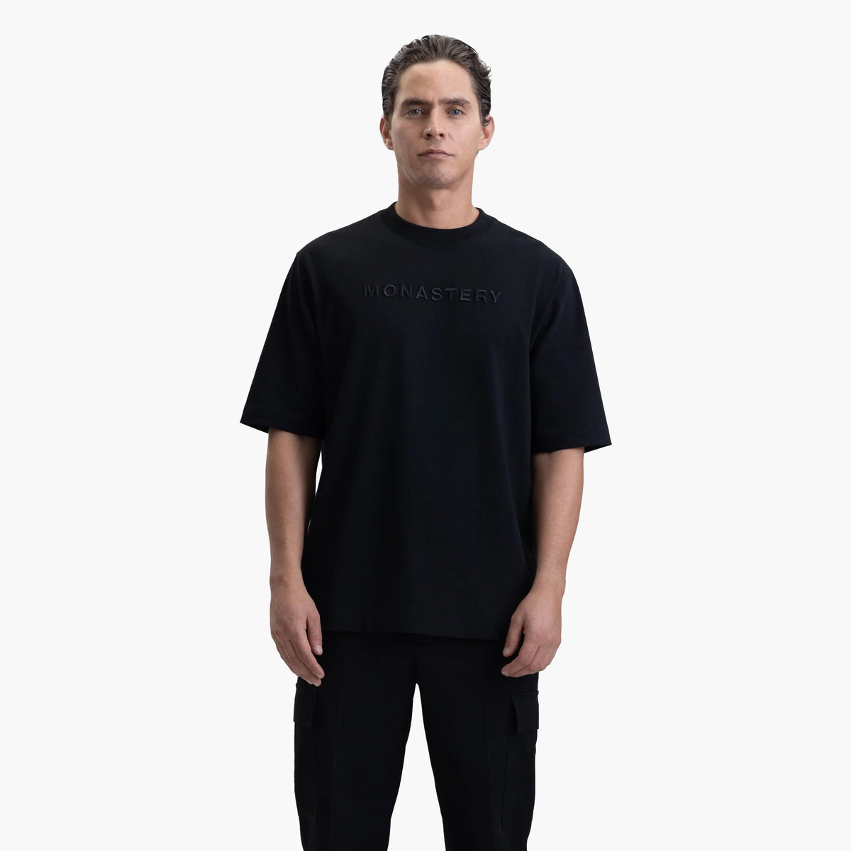 FAENZA T-SHIRT MEN OVERSIZE BLACK