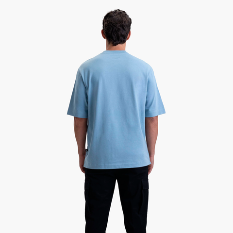 LISTER T-SHIRT OVERSIZE FADED DENIM