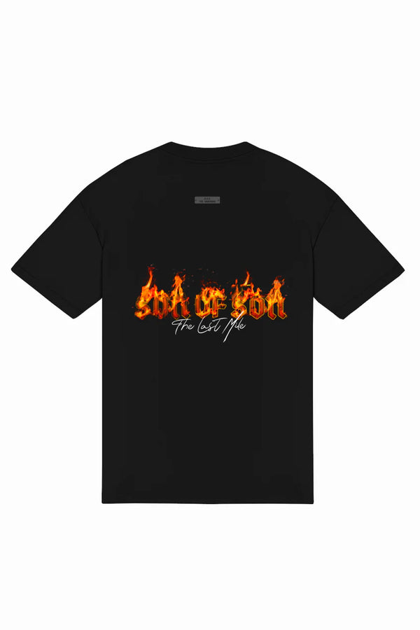 CREW NECK OVERSIZE T-SHIRT BLACK