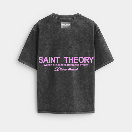 CAMISETA HILOS DIVINOS GRIS/ROSA