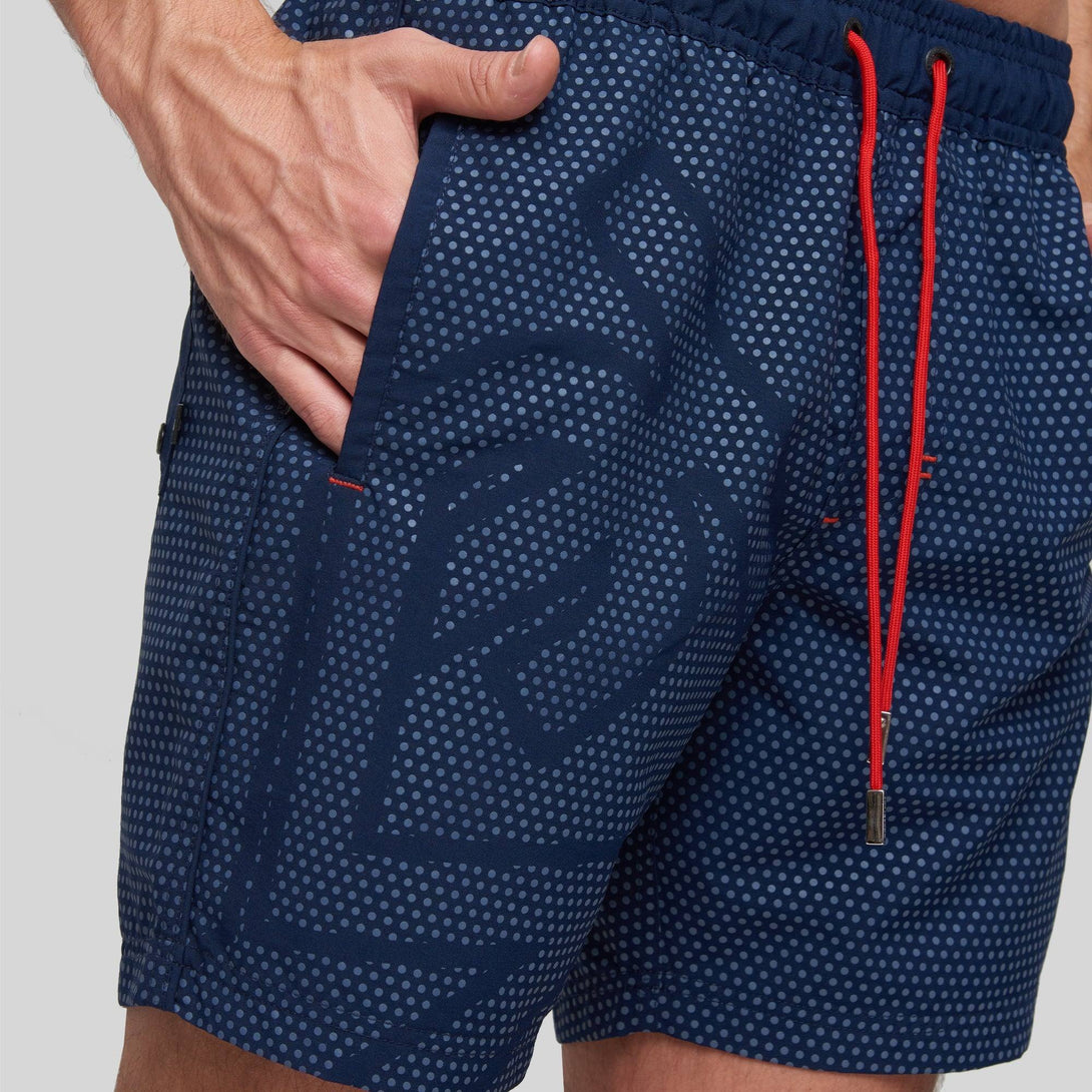 OCEAN BLUE SWIM SHORT | Monastery Couture